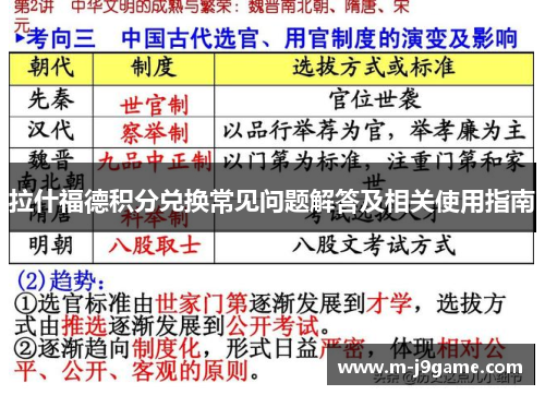 拉什福德积分兑换常见问题解答及相关使用指南